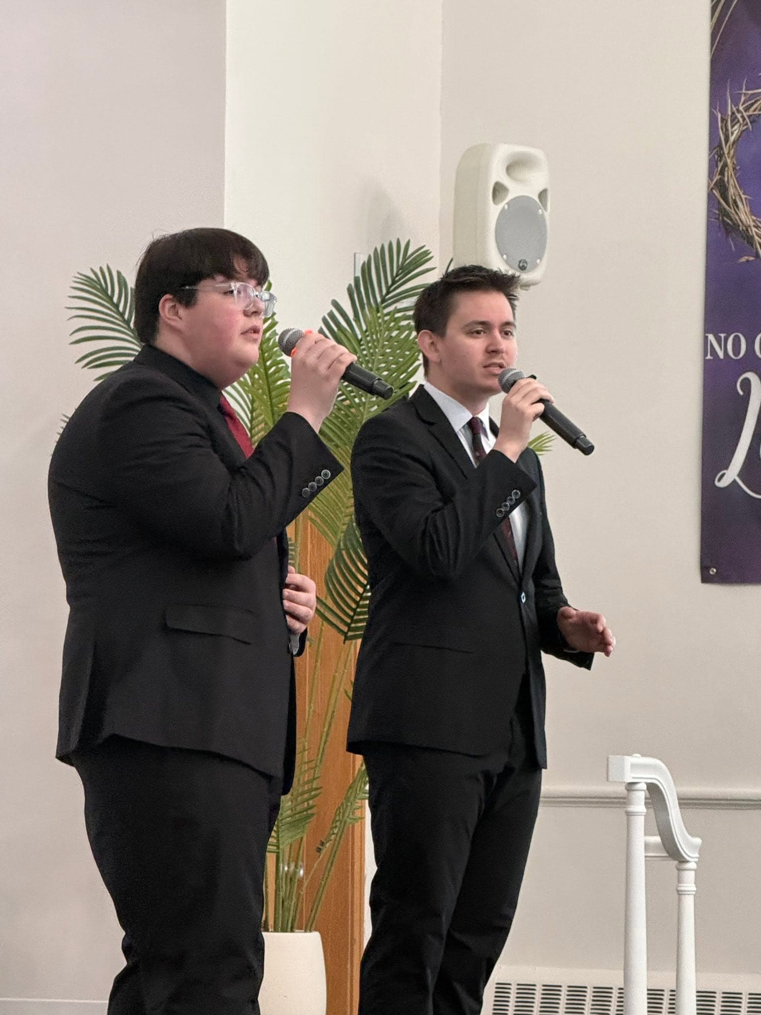 Special singing at Gethsemane Church