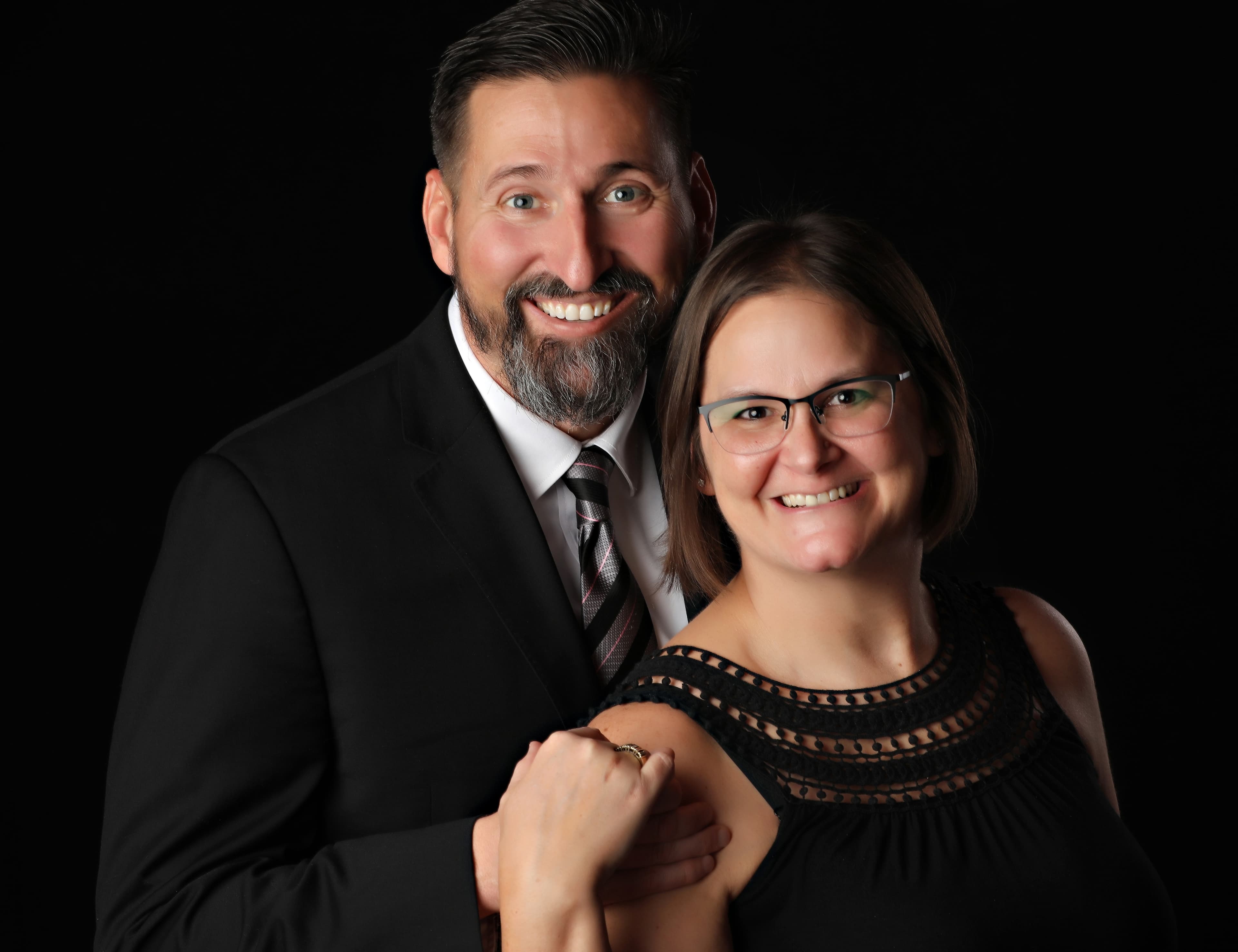 Pastor Nathan and Jamie Noyes, pastor and wife at Gethsemane Church in Pekin, Illinois