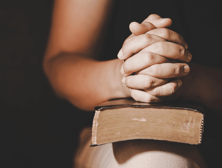 Bible and prayer at Gethsemane Church